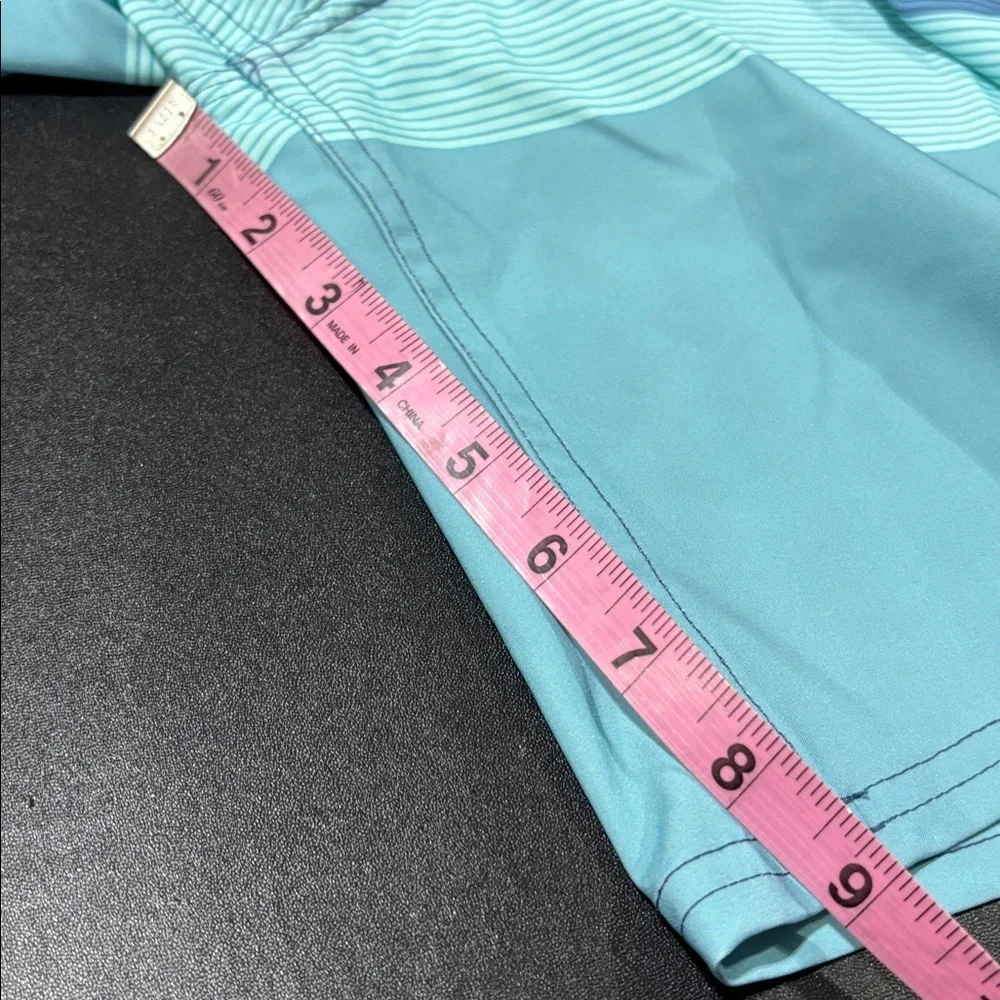 Quicksilver Board Shorts/Swim Trunks, drawstring waist,back Velcro vented pocket
